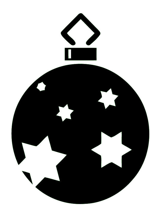 Coloriage boule de Noël - img 16387