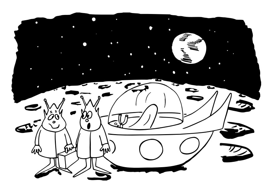 Coloriage Extraterrestres Gratuit Imprimer Img