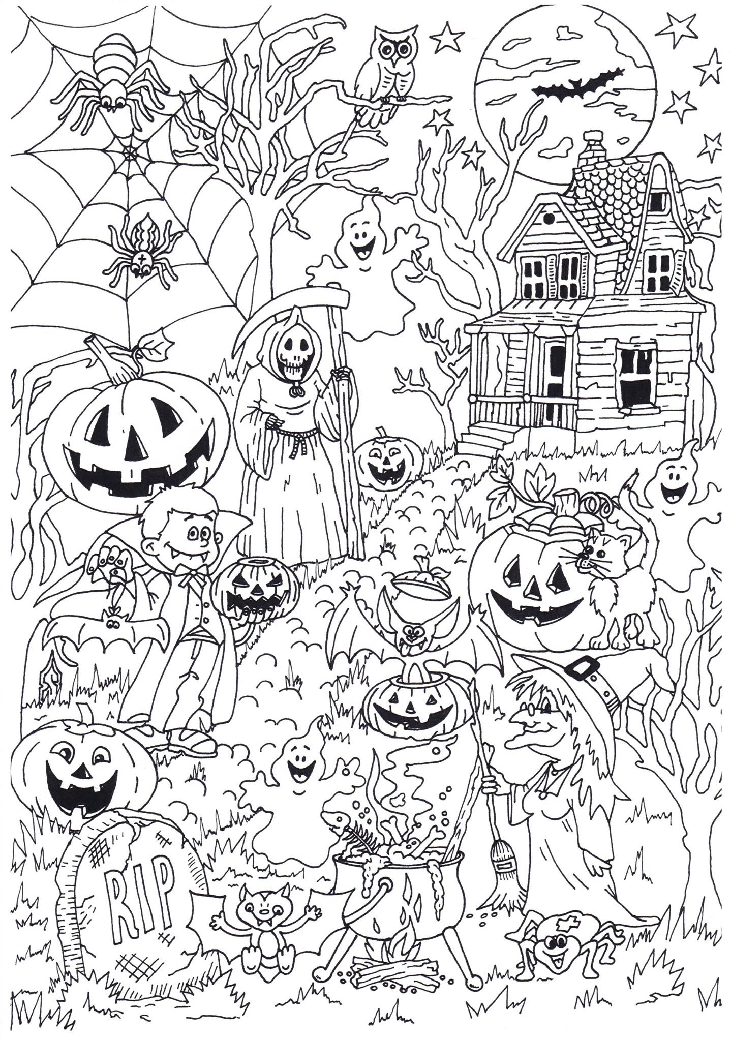 Coloriage Halloween Gratuit Imprimer Img