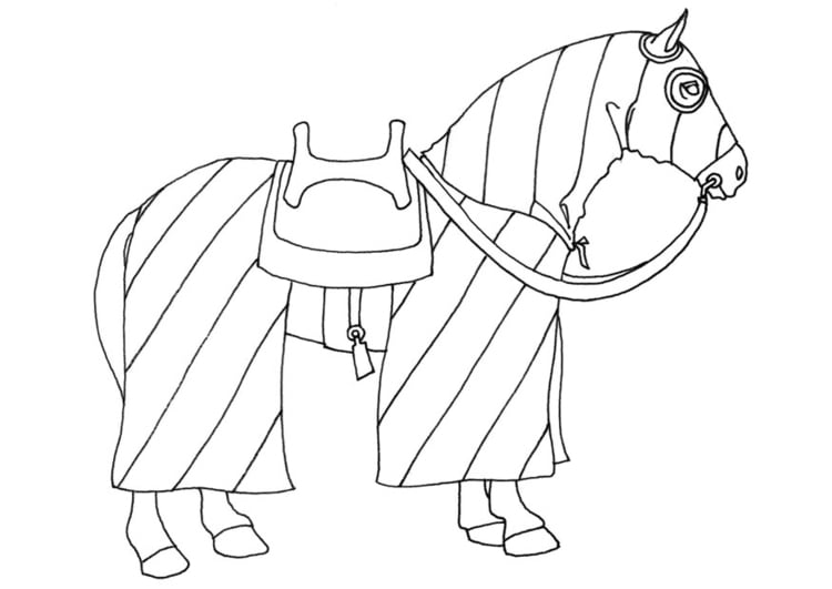 Coloriage cheval