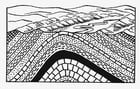 Coloriages couches - anticlinal