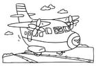 Coloriage avion