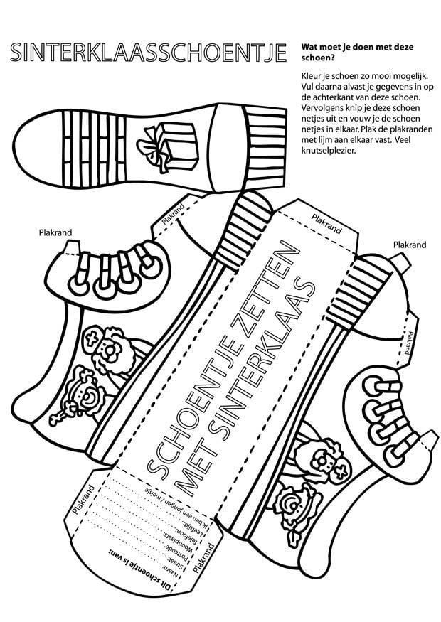 Bricolage chaussure de saint nicolas