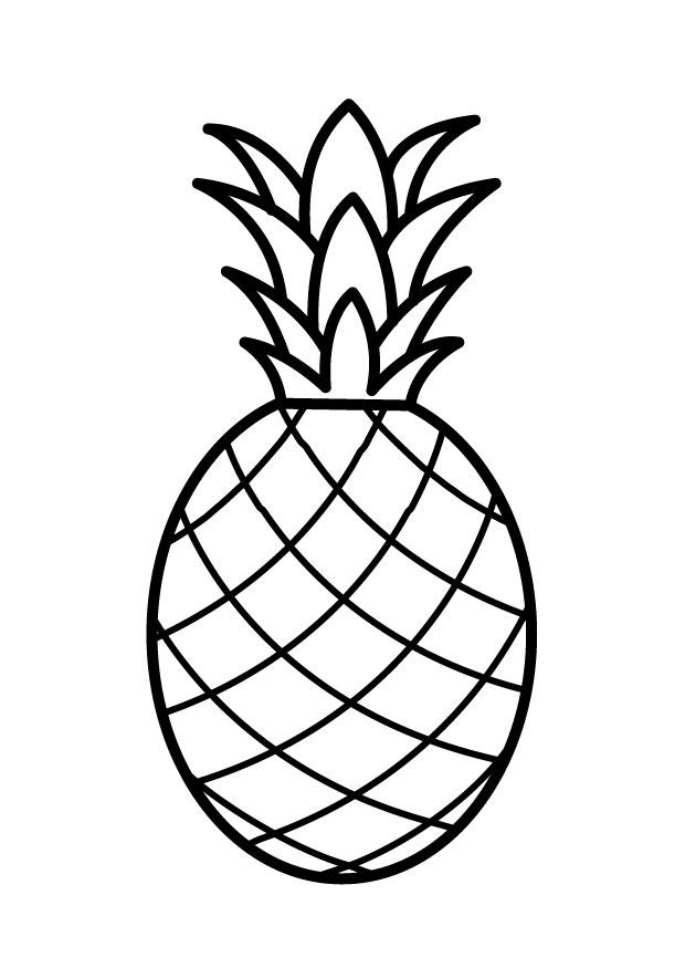 Coloriage ananas