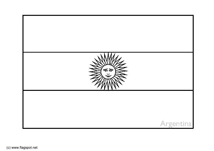 Coloriage argentine