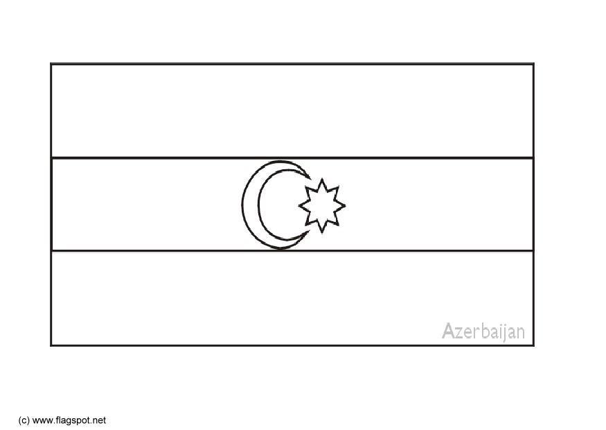 Coloriage azerbaA¯djan