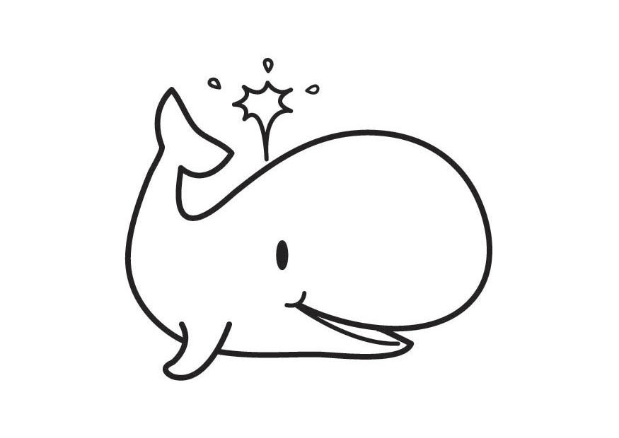 Coloriage baleine