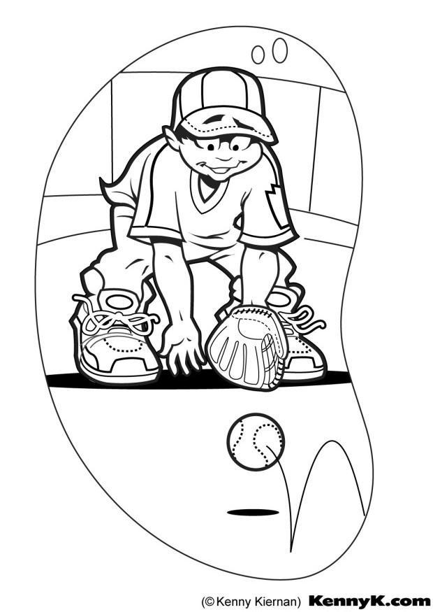 Coloriage baseball