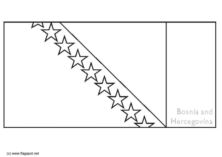 Coloriage bosnie-herzA©govine