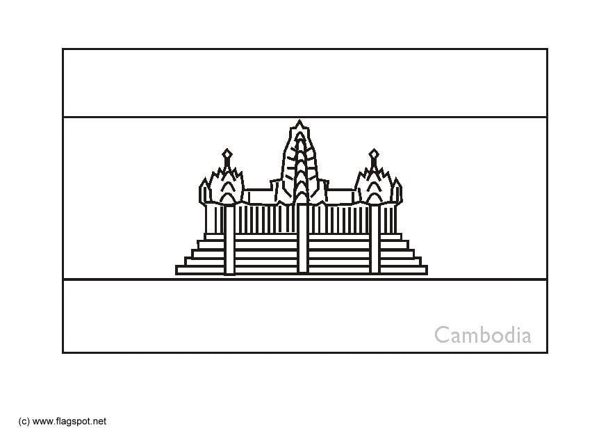 Coloriage cambodge