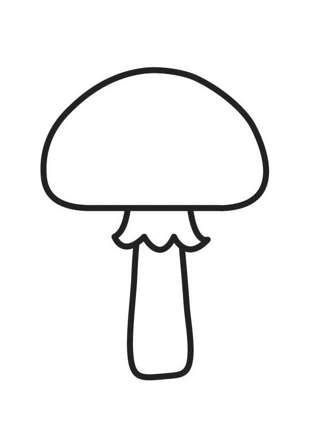 Coloriage champignon