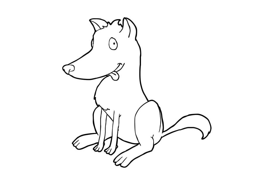 Coloriage chien