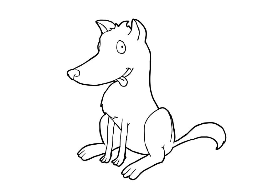 Coloriage chien