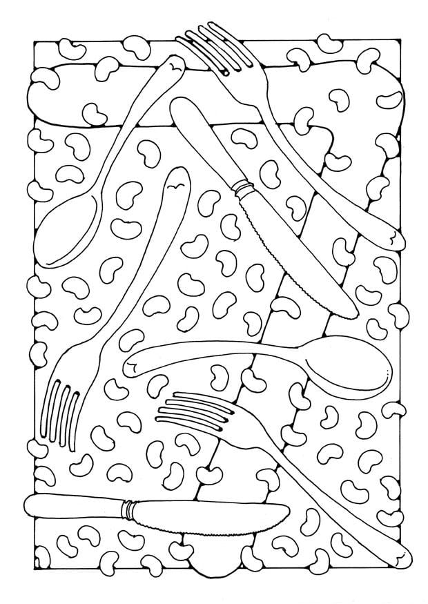 Coloriage chiffre - 7