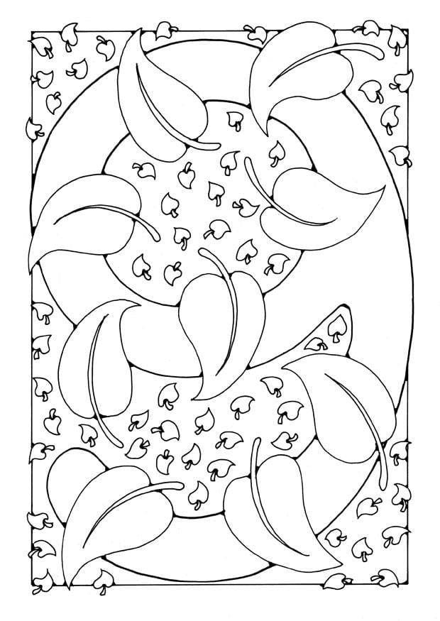 Coloriage chiffre - 9