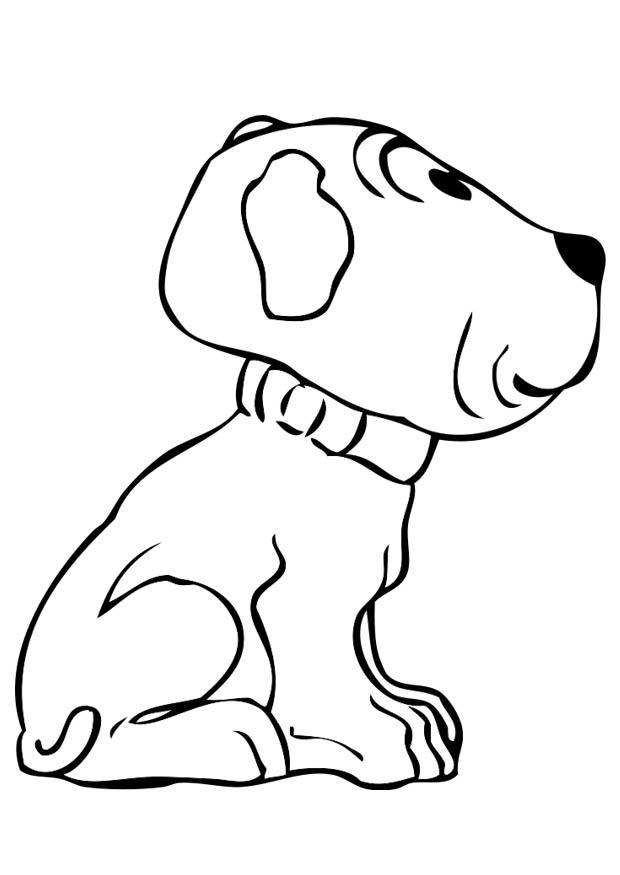 Coloriage chiot