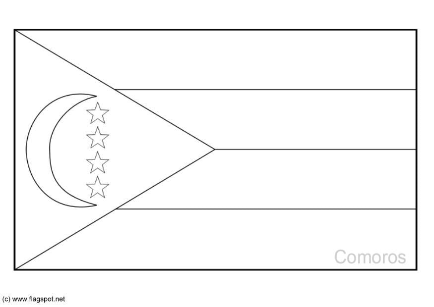 Coloriage comores