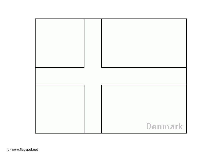 Coloriage danemark