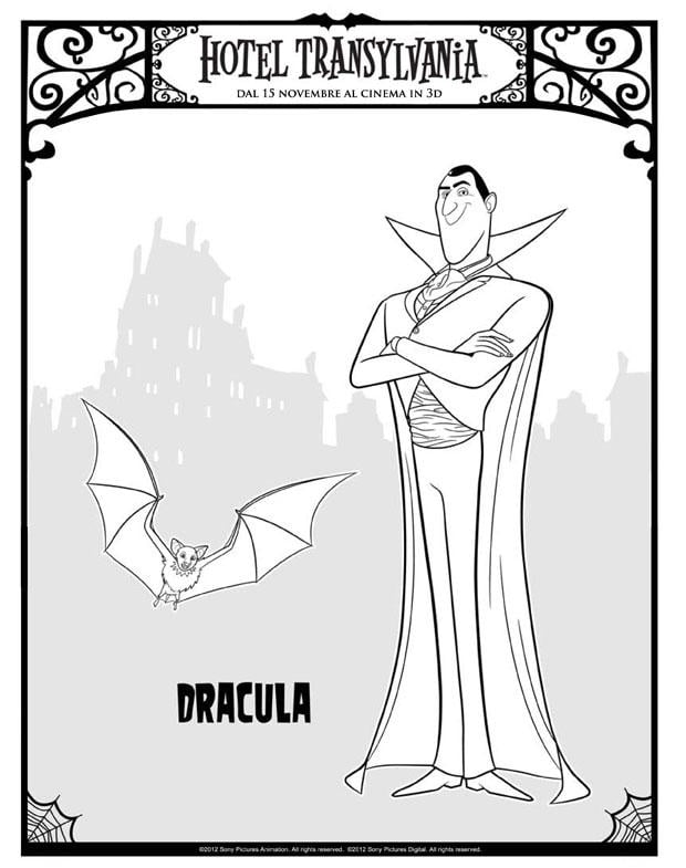 Coloriage dracula