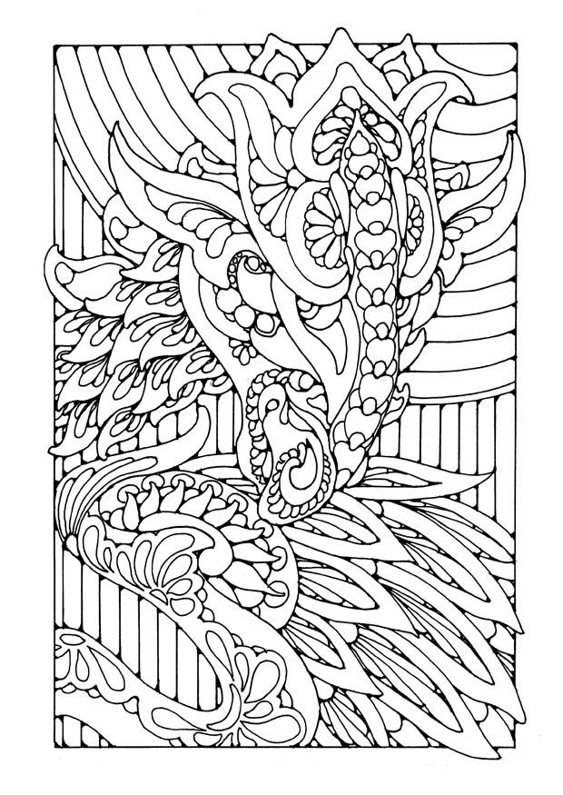 Coloriage dragon