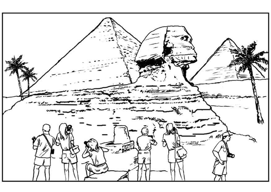 Coloriage egypte