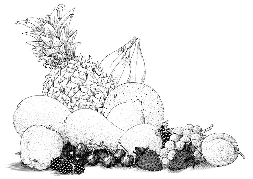 Coloriage fruit