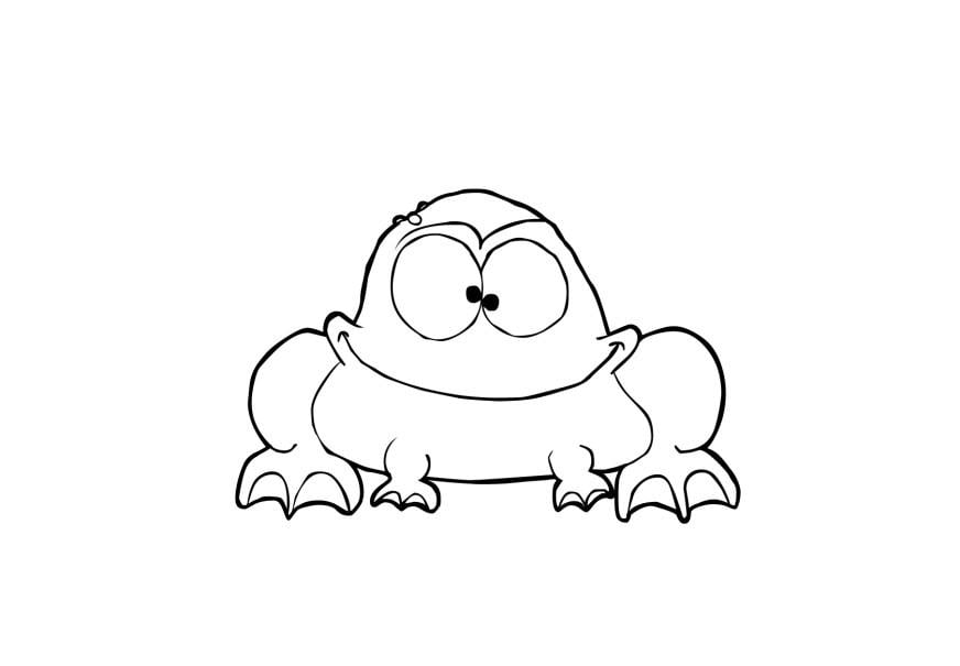 Coloriage grenouille