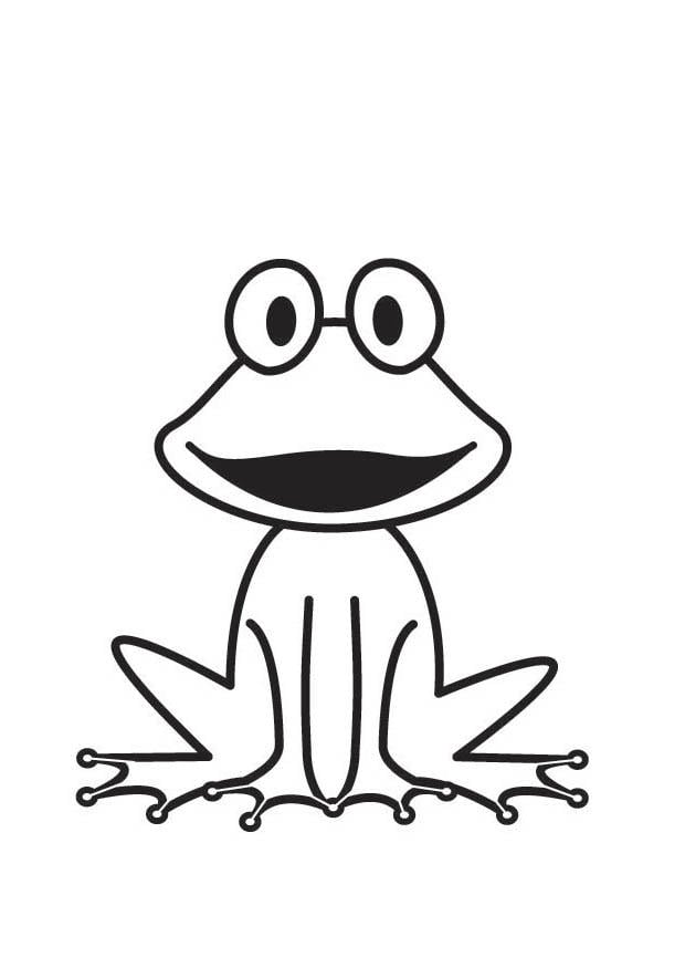 Coloriage grenouille