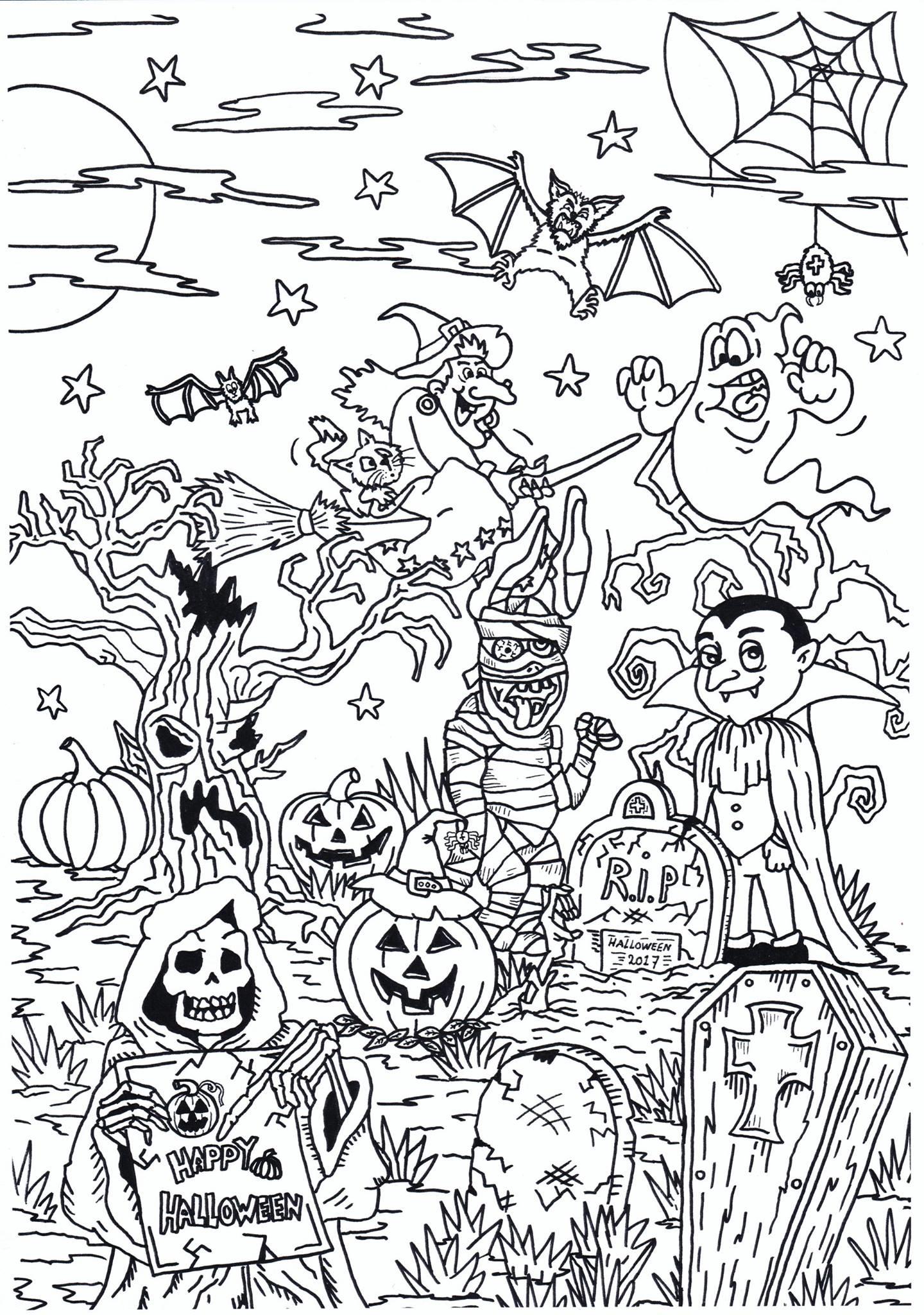 Coloriage halloween