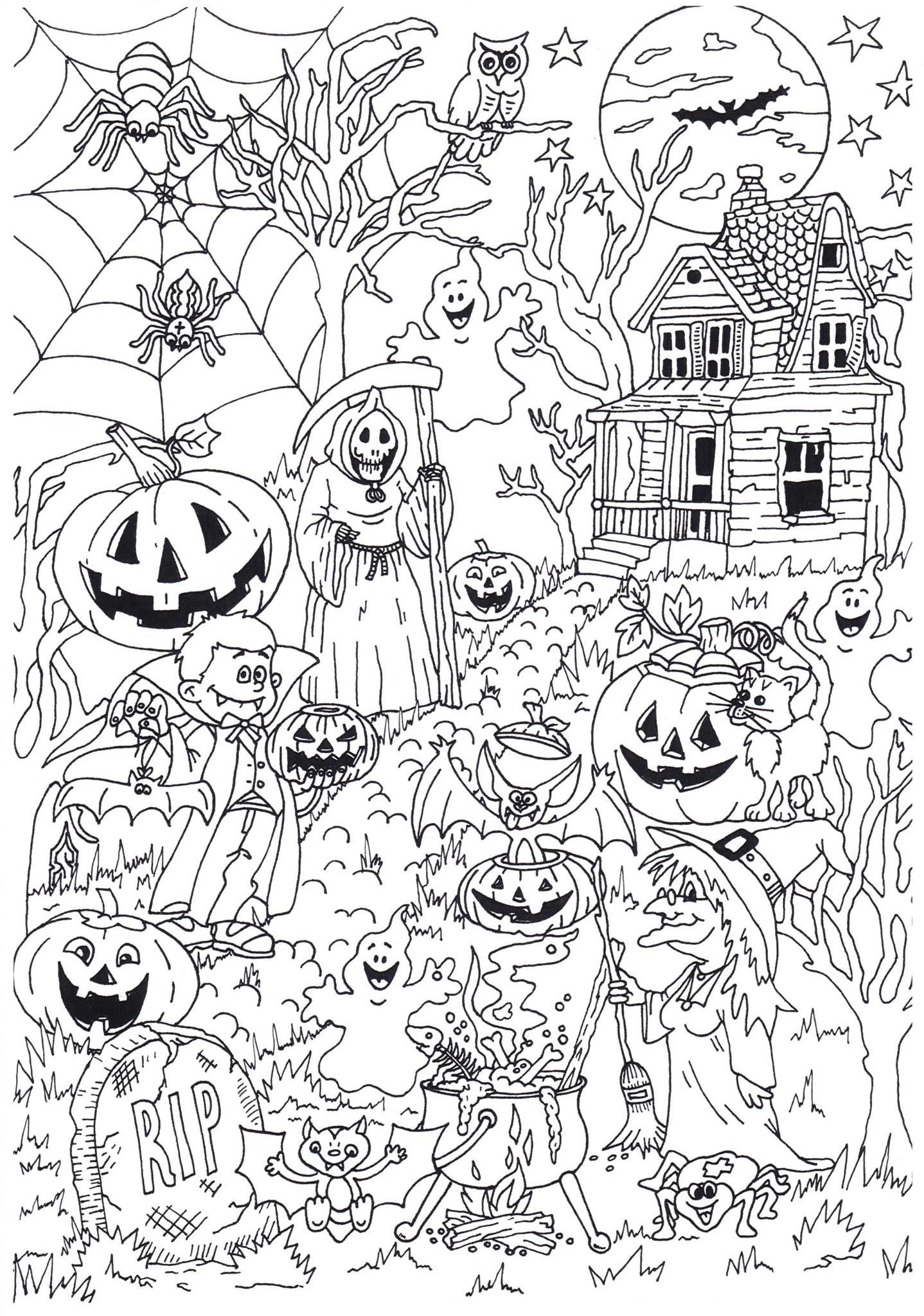 Coloriage halloween