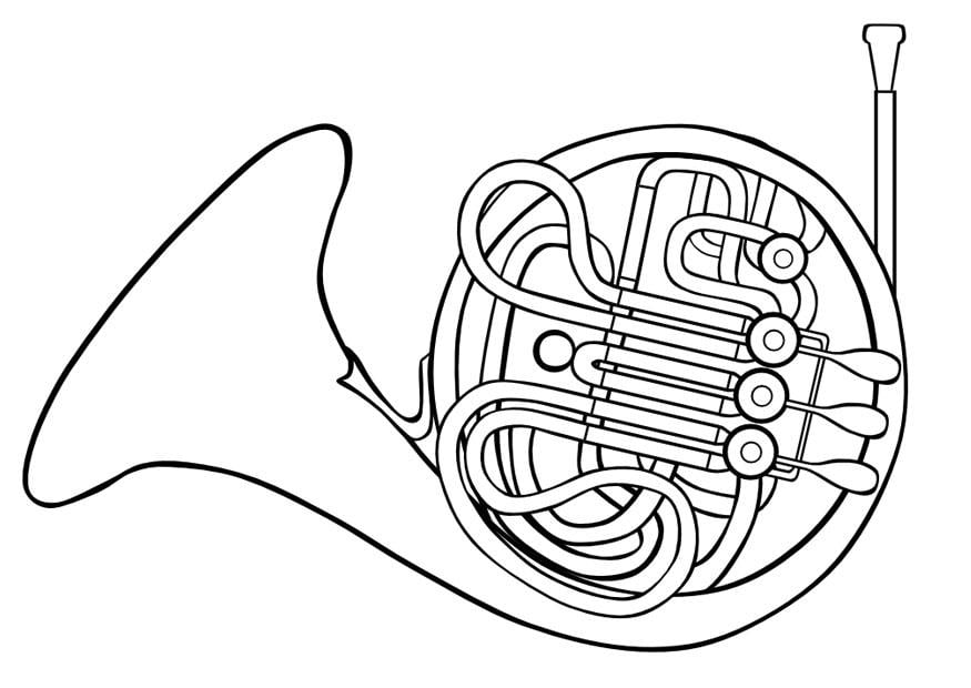 Coloriage la corne