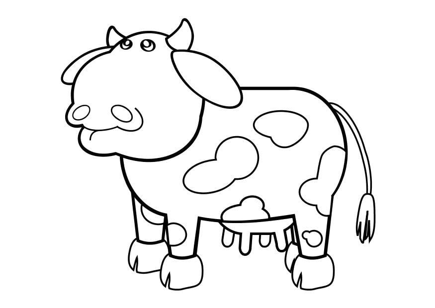 Coloriage la vache