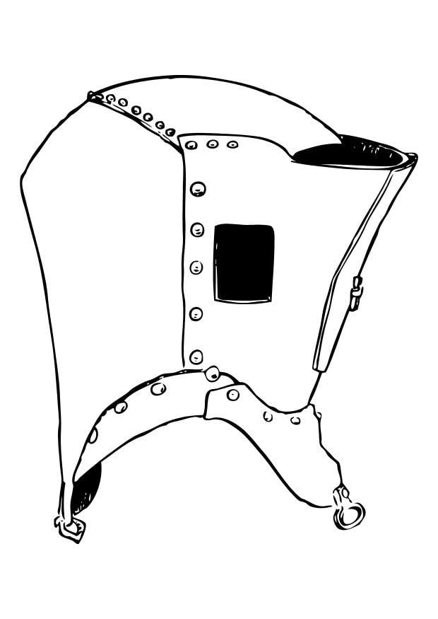 Coloriage le casque