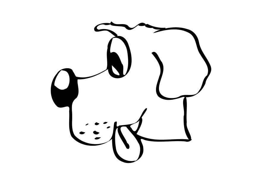 Coloriage le chien