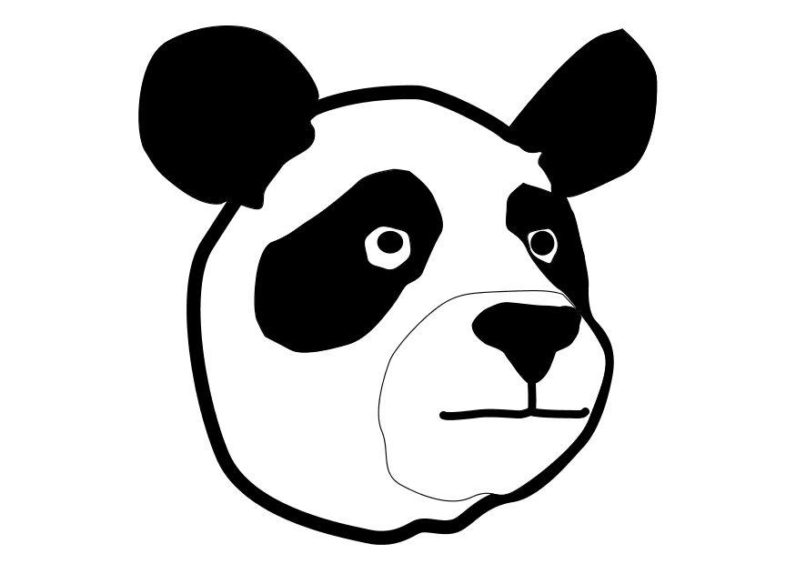 Coloriage le panda