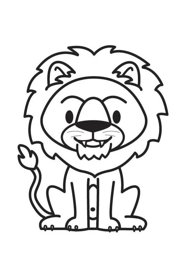 Coloriage lion