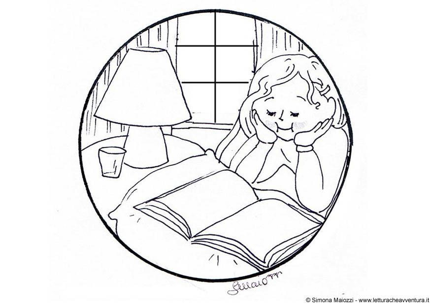 Coloriage lire