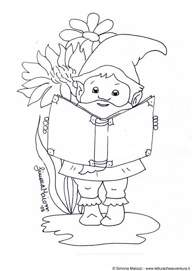 Coloriage lutin