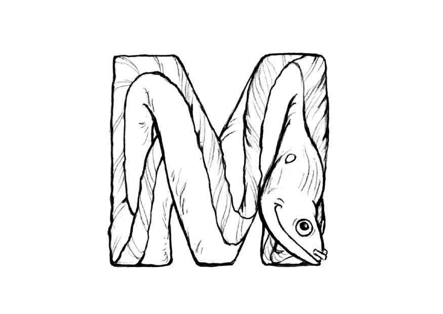 Coloriage m-moray