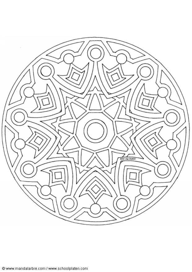 Coloriage mandala-1502l