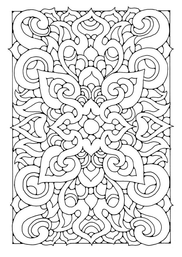 Coloriage mandala6a