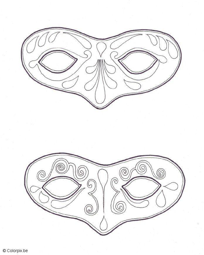 Coloriage masques