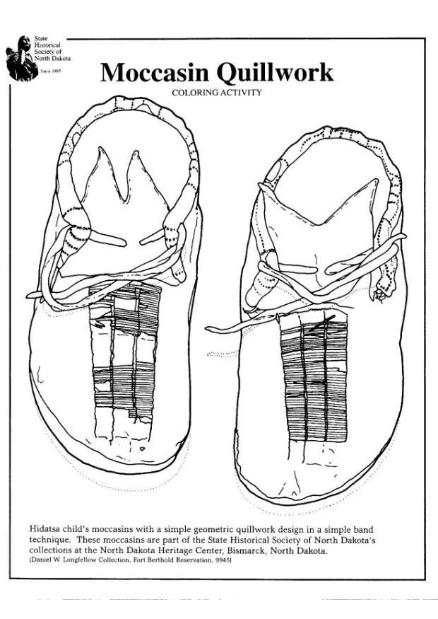 Coloriage mocassin