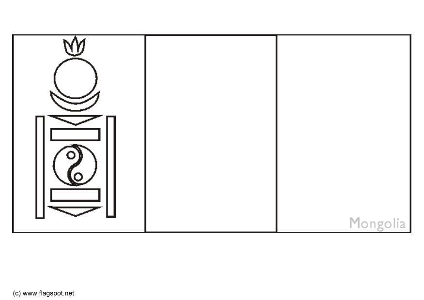 Coloriage mongolie