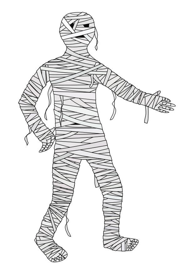 Coloriage mummy