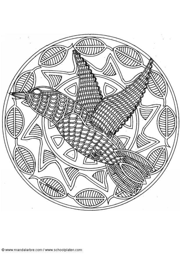 Coloriage oiseau