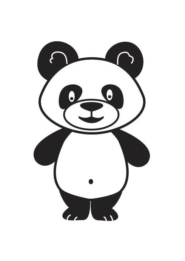 Coloriage panda