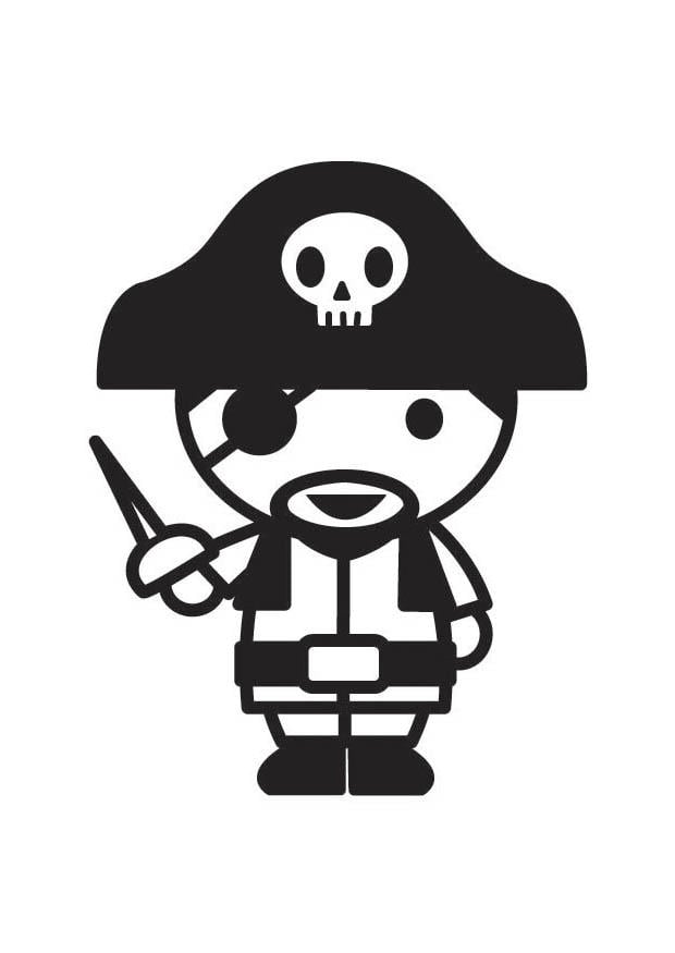 Coloriage pirate