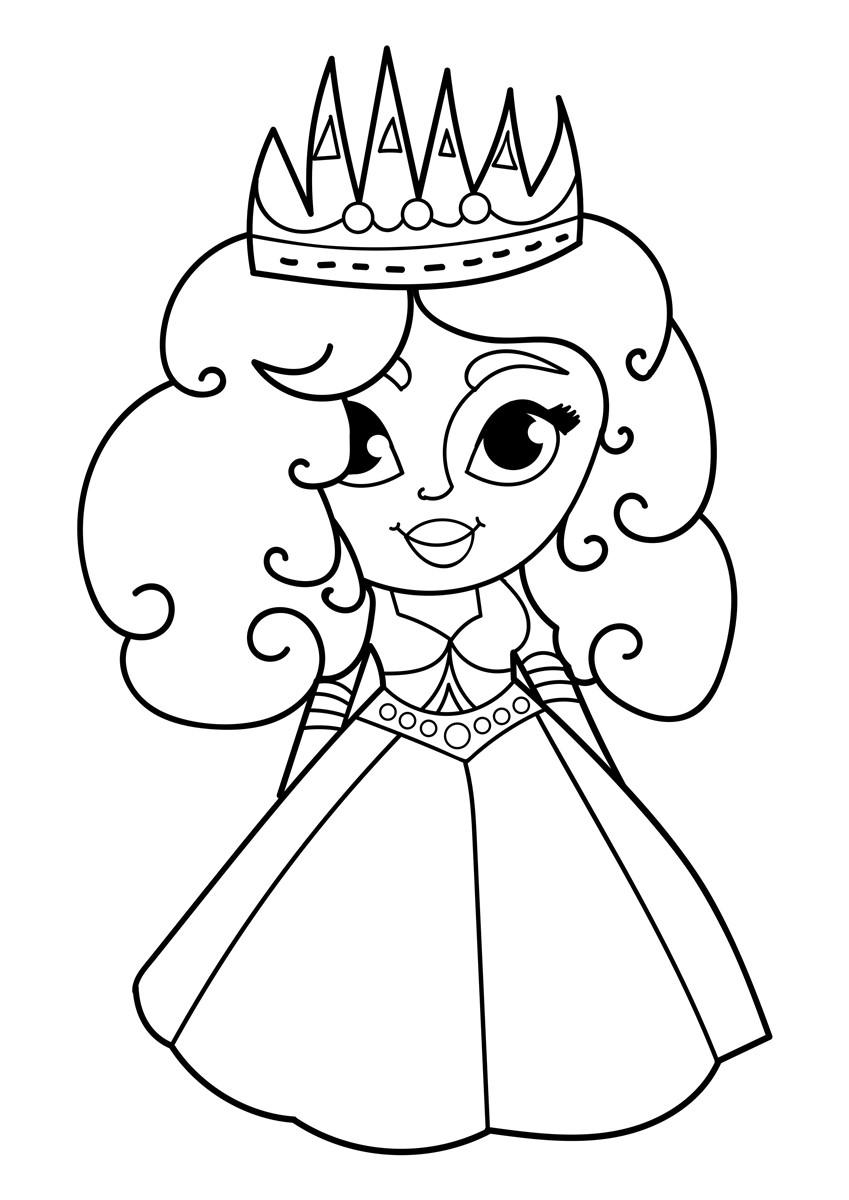 Coloriage princesse