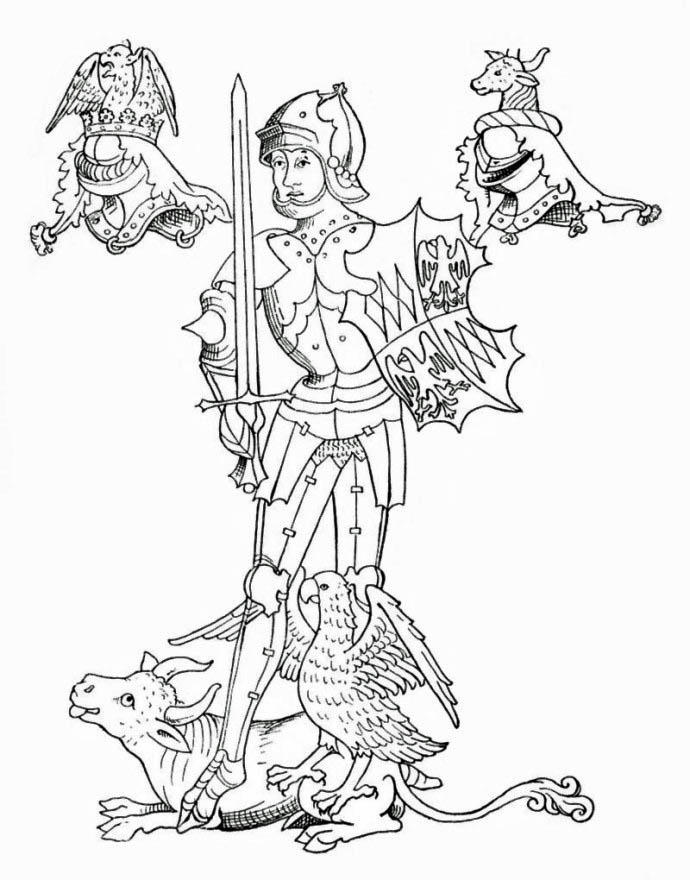 Coloriage richard neville duc de warwick